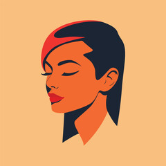 minimalism art abstract beaurty girl