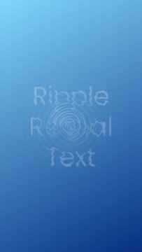 Vertical Ripple Reveal Text