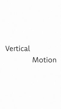 Vertical Text Rhythm Vertical Motion