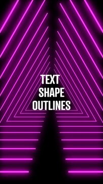 Vertical Text Shape Elements