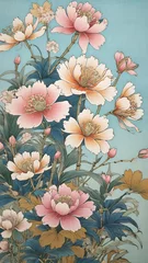 Wandaufkleber Eternal Spring: An Ode to Timeless Floral Elegance © CreativeVirginia
