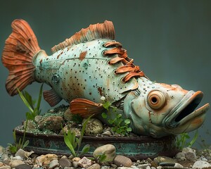 Shoe fish, a quirky underwater creature with a tale of whimsy