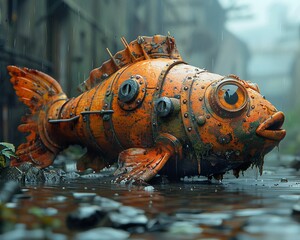 Shoe fish, a quirky underwater creature with a tale of whimsy © Duskcraft