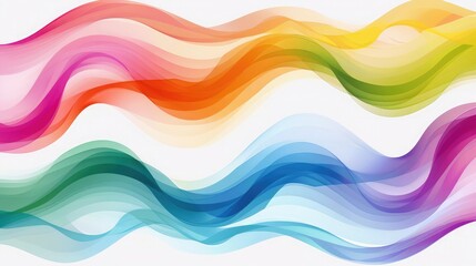 Colored abstract waves. Banner layout. Presentation template. Set of waves,abstract background with smooth lines in blue, orange and purple colors,Colorful smoke background

