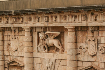 The Land Gate to the old town of Zadar