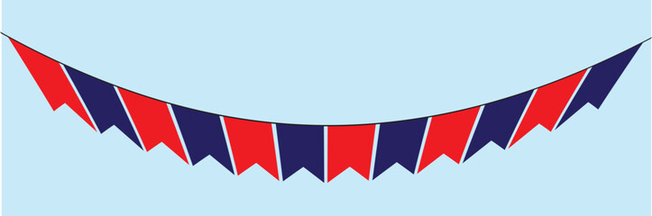 colorful flag banner eps10