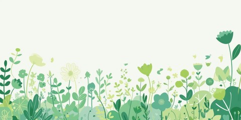 Background materials for plant flowers