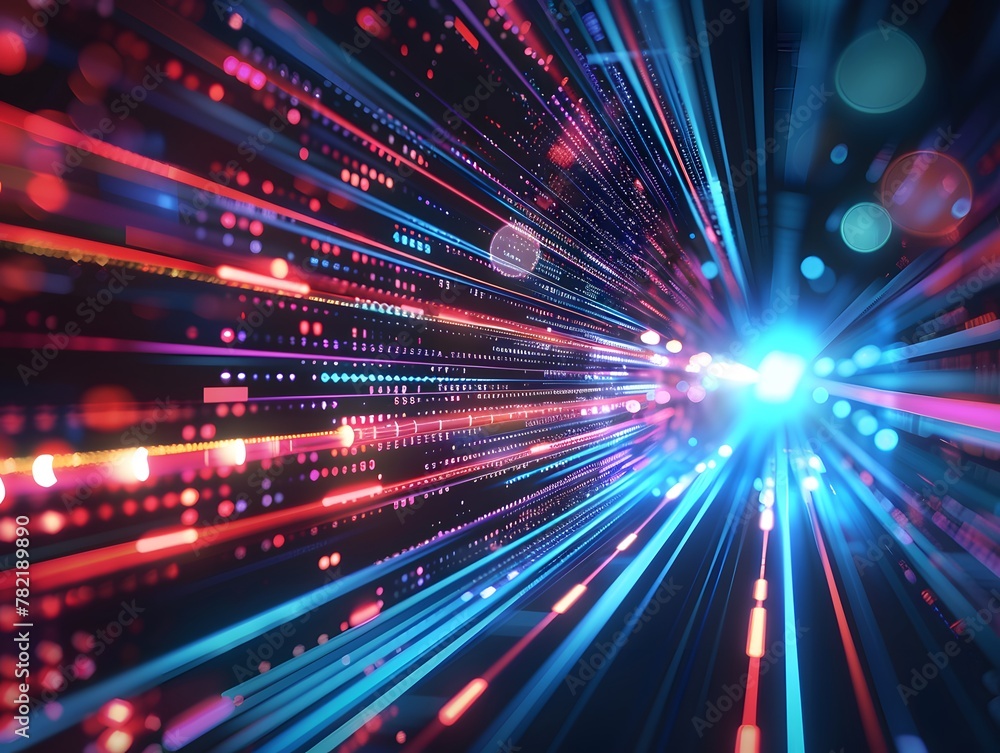 Aufkleber high speed global data transfer abstract tech background