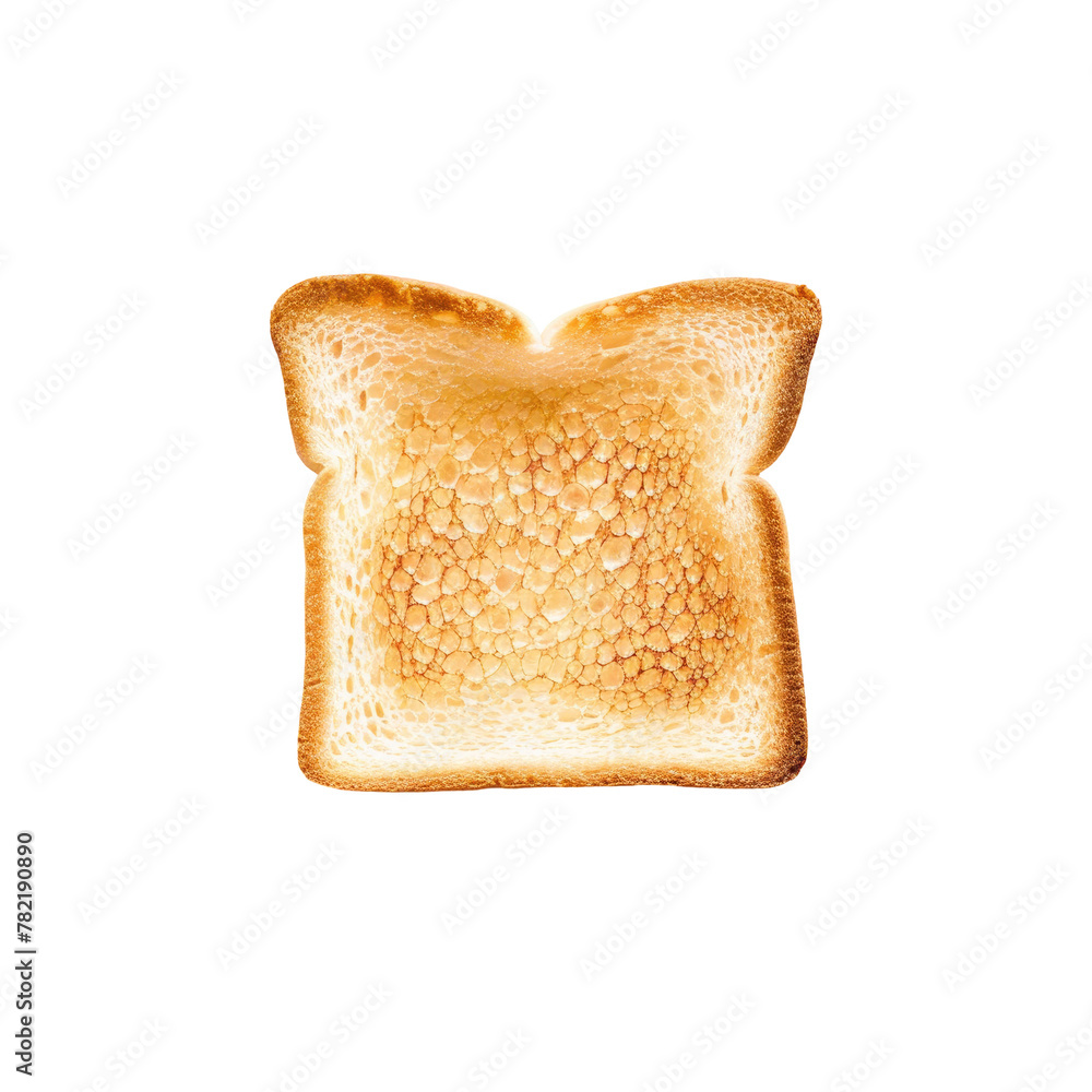 Poster a slice of bread on a transparent background