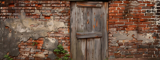 Naklejka premium Rustic Reflections: A Journey Through Time