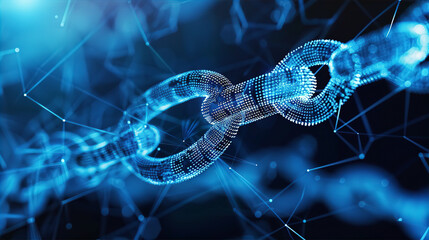 technology background, blockchain technology