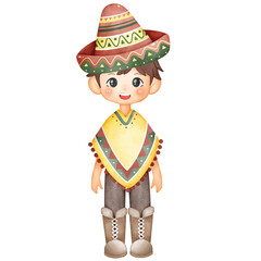 Cinco De Mayo Mexican Character
