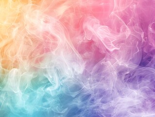 Obraz na płótnie Canvas Mixed smoke , pastel colors , colorful distribution, background