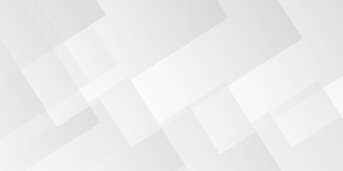 Obraz premium Vector abstract lines white square triangle wave technology minimal creative lined digital Shapes. abstract modern white and grey gradient color geometric line pattern background for website banner.