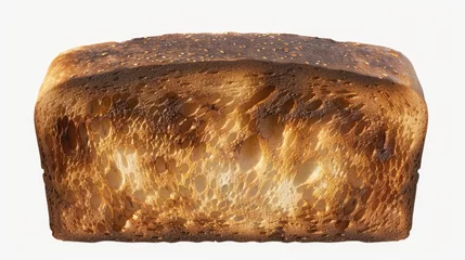 Photo sur Aluminium Boulangerie A piece of bread on a table, suitable for food concepts