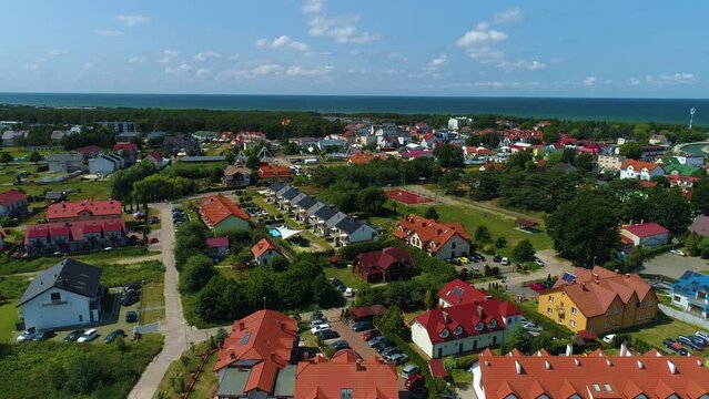 Beautiful Landscape Rowy Piekny Krajobraz Aerial View Poland
