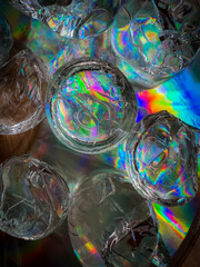 Hydrogel Balls, water beads, abstract background