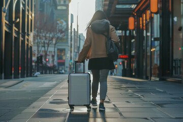 Advanced Luggage Solutions for Modern Travelers: How Cutting Edge Technology Meets Style and Security in Todays Travel Gear - obrazy, fototapety, plakaty