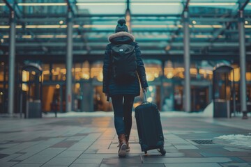 Journey with Confidence: The Role of High Tech Suitcases in Enhancing Travel Security, Efficiency, and Style for All Travelers - obrazy, fototapety, plakaty