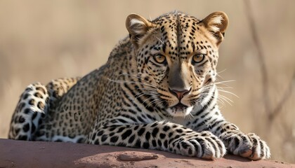 A-Leopard-With-Its-Claws-Retracted-At-Ease-Upscaled_8