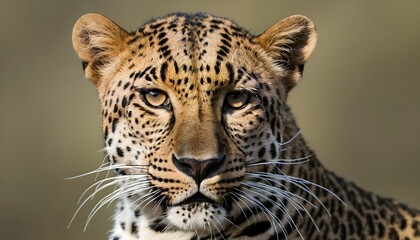 A-Leopard-With-Its-Whiskers-Bristling-On-High-Ale- 2