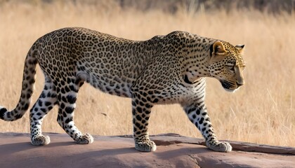 A-Leopard-With-Its-Tail-Twitching-In-Anticipation- 2