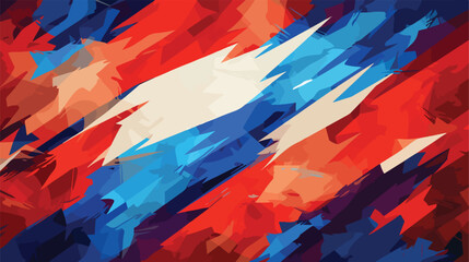 Fototapeta premium Abstract creative painted grunge brush flag of Mari