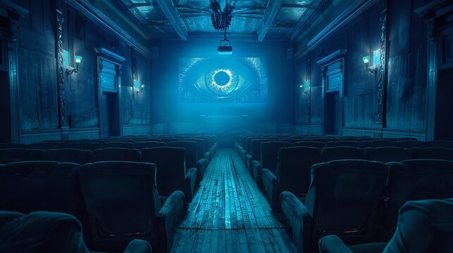 Going to the movies for paranormal conference or convention, immersive experience in home theater