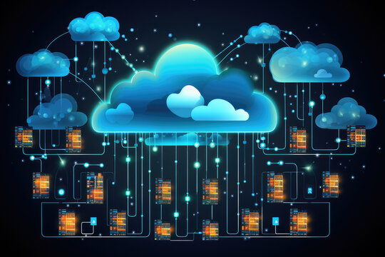 A dynamic cloud infrastructure that adapts to the energy levels of its users, scaling computational power up or down to match their daily rhythms.