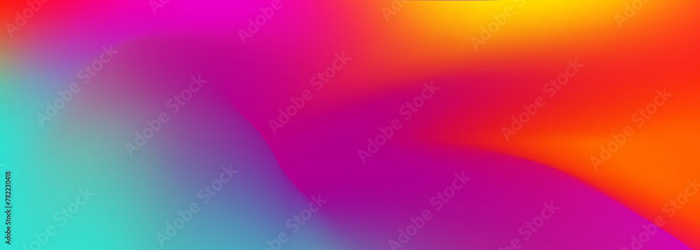 Poster bright colorful gradient background. abstract liquid holographic colored creative banner. blurred so
