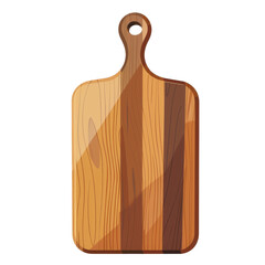 Wooden Cutting Board  isolated on a transparent background, clipart, graphic resource