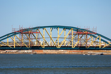 Restoration of a large vehicle bridge