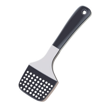 recommend clip art: Black and White Spatula  isolated on a transparent background, clipart, graphic resource