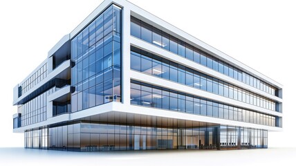Obraz premium contemporary corporate office structure