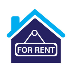 sold and for rent home icon, House for sale. Vector illustration design.
