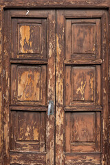 old weathered texture wooden door