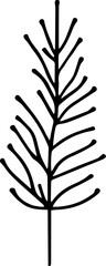 aesthetic minimalist floral logo element