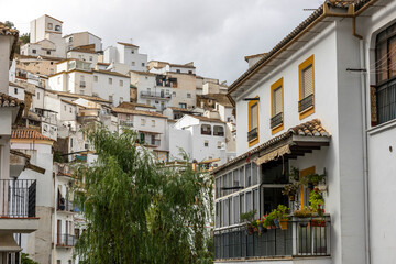 Architecture from the picturesque Setenil de las Bodegas village