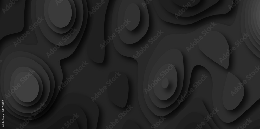Leinwandbilder abstract grey paper cut background design .abstract vector seamless pattern with shadows trendy mult