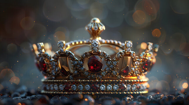 Gold crown with diamonds hot sale