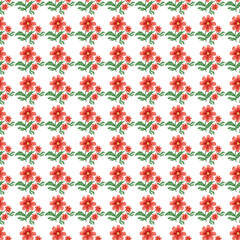 seamless pattern with flowers
