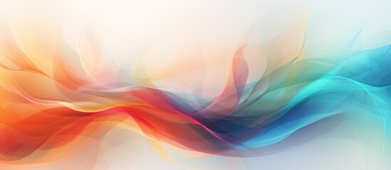 Abstract background with colorful vibrant swirls - obrazy, fototapety, plakaty