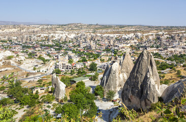 Beautiful view of the fairy chimneys of Goreme - 782241885