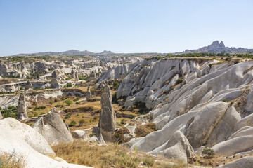 Beautiful view of the fairy chimneys of Goreme - 782242043