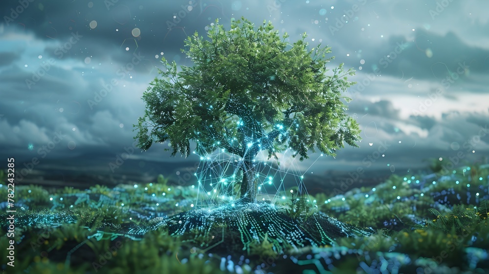 Poster embedded tree sensors powering sustainable environmental monitoring and management