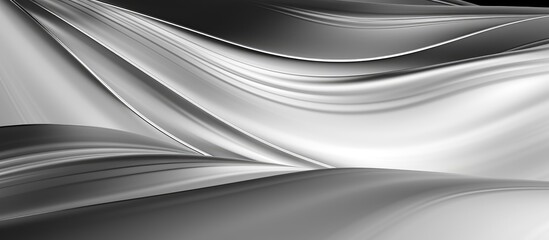 Obraz premium Flowing cloth in monochrome