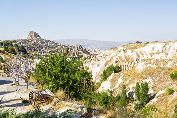 Beautiful view of Goreme National Park and Uchisar village in Cappadocia - 782243664