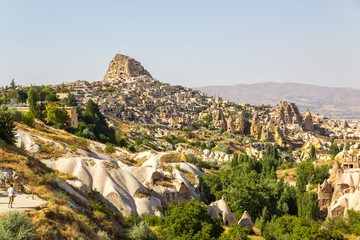 Beautiful view of Uchisar and Goreme National Park in Cappadocia - 782244015