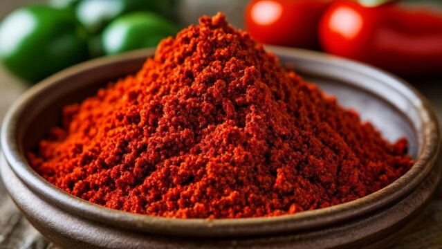  Freshly ground red pepper ready to add heat to your dishes