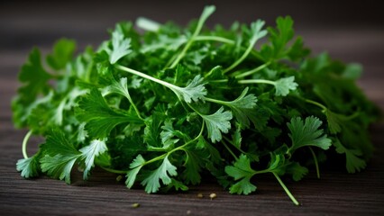  Freshly chopped parsley ready to add flavor to your dish